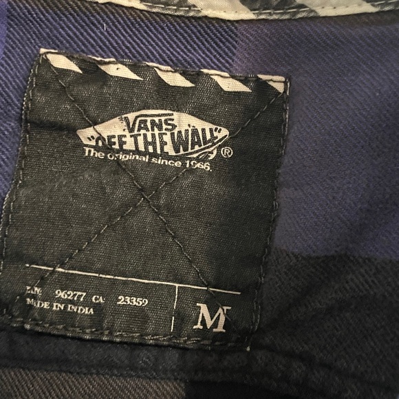 Vintage  Van’s “Off the Wall”Long Sleeve Button Up Sz Med - Picture 3 of 7